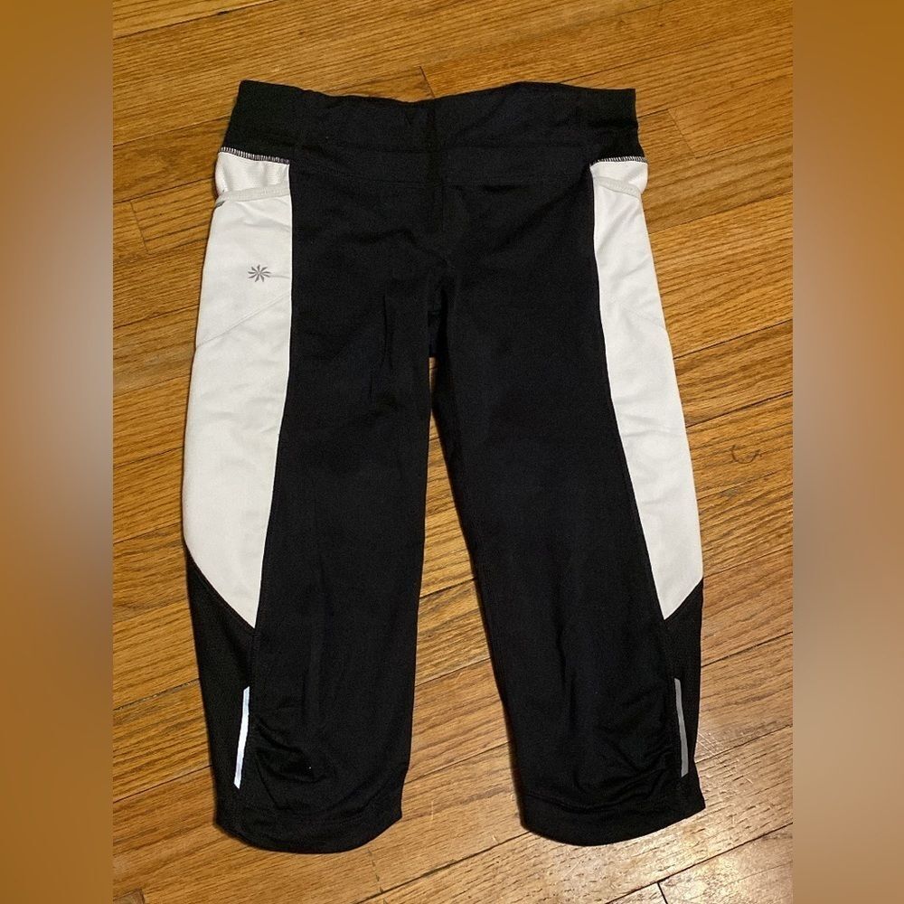 Athleta COLORBLOCK BE FREE KNICKER Sz.Sm - Picture 2 of 9